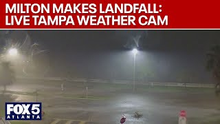 WATCH LIVE Hurricane Milton Tampa weather cam  FOX 5 News [upl. by Dadivitan]