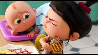 Despicable Me 4  Gru Talking Agnes into Lying Clip [upl. by Assirt573]