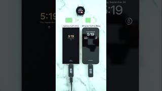 iPhone 16 Pro Max vs Galaxy S24 Ultra Charging Test🪫🔋 [upl. by Essilevi]