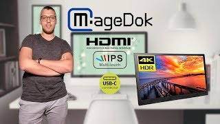 Meilleur moniteur 4K A Ecran Tactile  Magedok T156A [upl. by Eniamrahs]