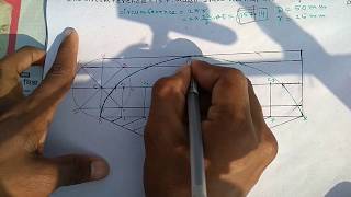 hindi how to draw cycloid in easy way for engineering drawing [upl. by Roi]