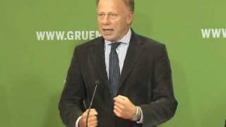 Jürgen Trittin zum scheidenden Bundeswirtschaftsminister Michael Glos [upl. by Derayne]