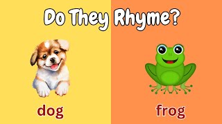 DO THESE WORDS RHYME LEARN MORE VOCABULARIES AND RHYMING WORDS FOR KIDS [upl. by Marylee]