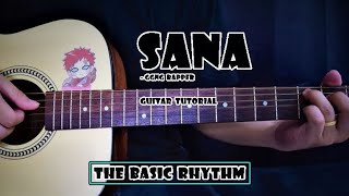 Sana  Ggng Rapper  Guitar Tutorial [upl. by Uolyram847]