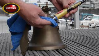 QuickNEasy Autosol® Metal Polish on your ship´s bell [upl. by Enasus]