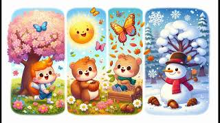 Seasons🧡 Childrens songs 🧡 Educational Childrens Songs 🧡 Fun Childrens Songs [upl. by Burris432]