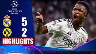 Real Madrid vs Borussia Dortmund 52 Resumen  Liga de Campeones 2024 [upl. by Amos382]