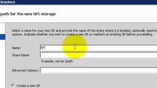 Citrix XenServer Adding an NFS SR [upl. by Harbard49]