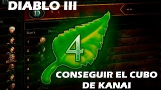 Diablo 3  Guía 1  Como conseguir el Cubo de Kanai Season 4 [upl. by Clapp]