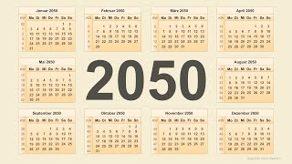 Kalender 2050 [upl. by Nielsen]