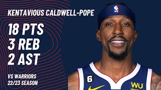 Kentavious CaldwellPope vs Golden State Warriors  Feb 2 2023 [upl. by Buff7]