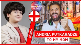 GEORGIA 🇬🇪 JUNIOR EUROVISION 2024  Andria  quotTo My Momquot  REACTION [upl. by Oflunra]