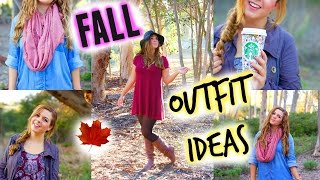 Cute amp Cozy Fall Outfit Ideas ♡  Schultzzie [upl. by Reivilo]