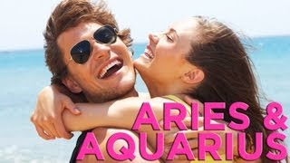 Are Aries amp Aquarius Compatible  Zodiac Love Guide [upl. by Sand]