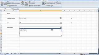 Construção de formulários no Excel [upl. by Flowers]