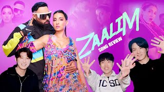 Korean reacts to Zaalim  Nora Fatehi [upl. by Nuahc]