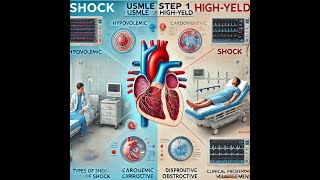 HighYield Review for Shock  USMLE Step 1Cardiology [upl. by Lotty]