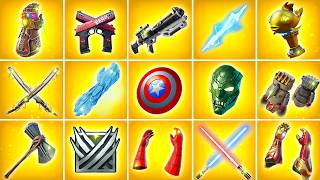 Evolution of All Fortnite Mythic Weapons amp Items Chapter 1 Season 4  Chapter 5 Season 4 [upl. by Oram882]