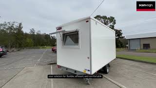 Mobile Office and Bathrooms  Portable toiletshoweroffice on trailer  Office on a trailer [upl. by Bellanca]