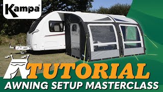 caravan awnings  Air versus Pole awnings [upl. by Vale]