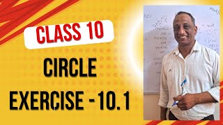 Ex 101  Class 10th  Circle concepts amp formulas  Vinod Sir [upl. by Wyly]