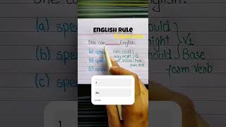 English Rule Easy Explain HarishKumarM5 english education englishlanguage [upl. by Asirral]