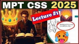 lecture 1 Css MPT TEST CSS Exam Screening TEST  Complete Information mpt css2025 css mpt test [upl. by Ettesel]