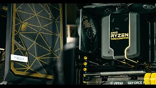 BestBangForBuck AMD Threadripper Workstation PC for Creators  24Core Render Beast ⚫🟡 [upl. by Nomyaw]