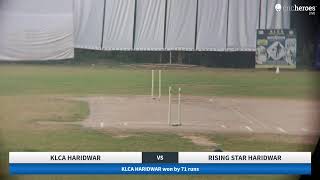 Live Cricket Match  RISING STAR HARIDWAR vs KLCA HARIDWAR  11Nov24 0900 AM 40 overs  4TH KISHO [upl. by Gracie]