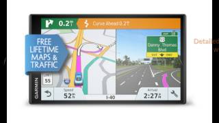 Newest Garmin DriveSmart 61 NA LMTS with Lifetime MapsTraffic Overview [upl. by Ayk]