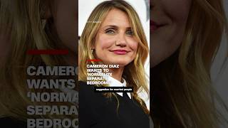 Cameron Diaz wants to ‘normalize separate bedrooms’ [upl. by Lepp133]