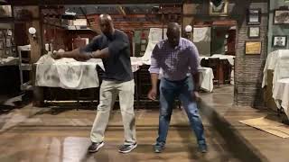 Terry And Captain Holt Rehearsing Their Dance  Brooklyn 99 Season 7 Behind The Scenes [upl. by Merritt]