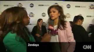 Zendaya CNN Interview  DWTS Week 9 [upl. by Nageam]