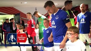 Everton 12 Manchester United  Tunnel Cam 201516 Emirates FA Cup SemiFinal  Inside Access [upl. by Ledarf]