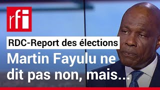 RDC un report des élections en 2024 Lopposant Martin Fayulu ne dit pas non mais… • RFI [upl. by Eineg703]