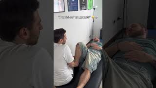 Parte del trattamento per distorsione di caviglia 🧑🏻‍⚕️ osteopata osteopatia thrust asmr [upl. by Durgy]