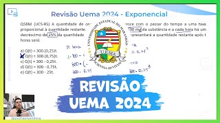 Revisão UEMA 2024 📝 Exponencial [upl. by Greggory887]