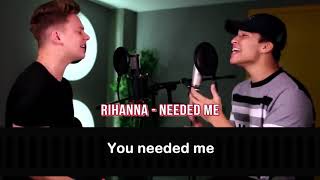 Lyrics  Conor Maynard Sing off vs Alex Aiono [upl. by Erodasi]