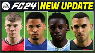 EA SPORTS FC 24 NEWS  ALL 100 NEW REAL FACES IN TITLE UPDATE 11 [upl. by Nnylharas]