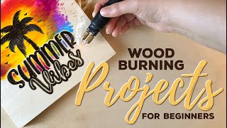 Wood Burning Projects for Beginners Pyrography [upl. by Gnok]