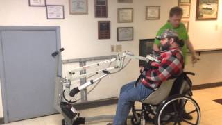 MultiLift and EasyBase Disability Patient Transfer Lift Use [upl. by Werda]