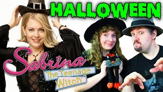 We Watched EVERY SINGLE Sabrina the Teenage Witch Halloween Episode [upl. by Ettevol]