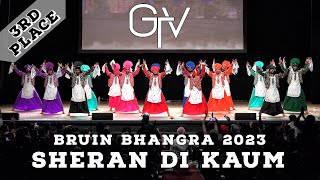 Sheran Di Kaum  Third Place at Bruin Bhangra 2023 [upl. by Dwayne]