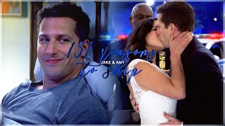 151 Reasons to ship Jake Peralta and Amy Santiago  Peraltiago [upl. by Nivloc]