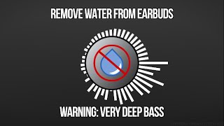 Sound to Remove Water From EarbudsAirPods  ACTUALLY WORKS [upl. by Kingsly945]