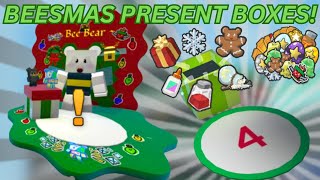 Opening Beesmas 2024 Present Boxes 39  Bee Swarm Simulator [upl. by Irwinn]