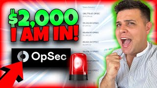 OpSec Token OPSEC Crypto Coin ✅ I BOUGHT 2000 Worth and Im up 17 in 2 HOURS [upl. by Angelia]