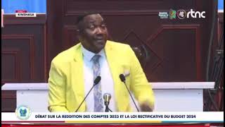 Hon Godet MPOYI insiste pour les salaires des enseignants plénière Ass Nationale [upl. by Editha229]