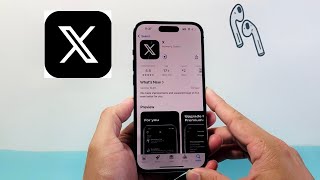 How to Update X App formerly Twitter on iPhone [upl. by Corwun592]