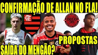 CONFIRMAÇÃO DE ALLAN NO FLAMENGO PROPOSTAS POR MATHEUS FRANÇA VARELA DE SAÍDA DO MENGÃO E [upl. by Susan]